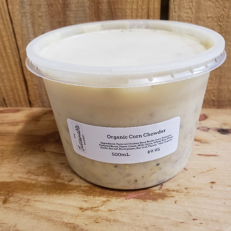 Frozen Soups  - Organic Corn Chowder