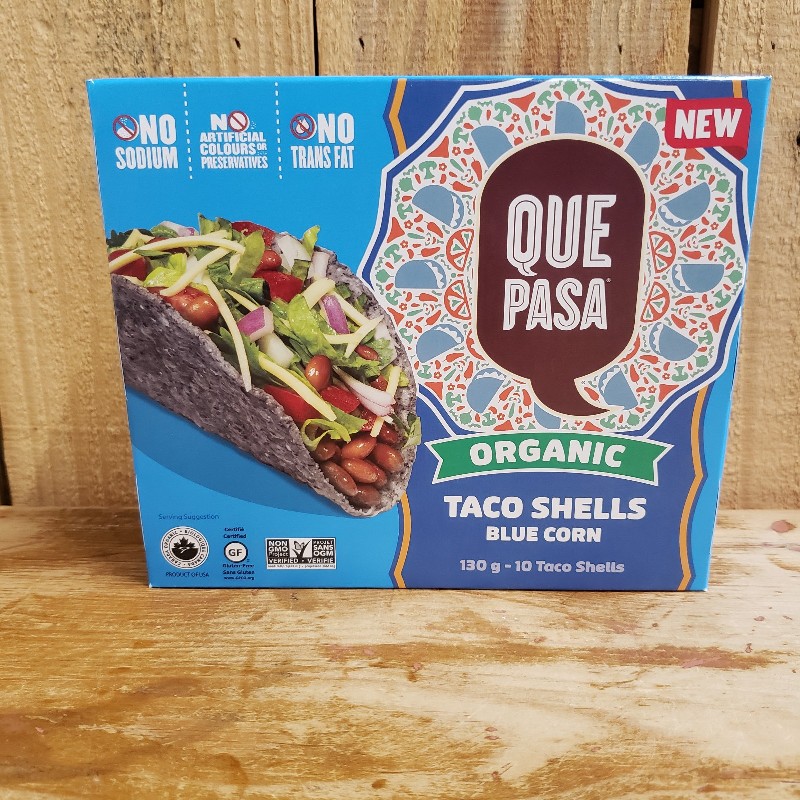 Organic Blue Corn Taco Shells, 10-pack - SALE