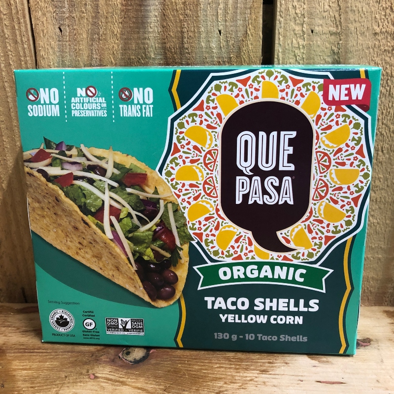 Organic Yellow Corn Taco Shells, 10-pack - SALE