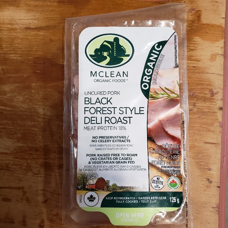 Organic Black Forest Roast, Sliced