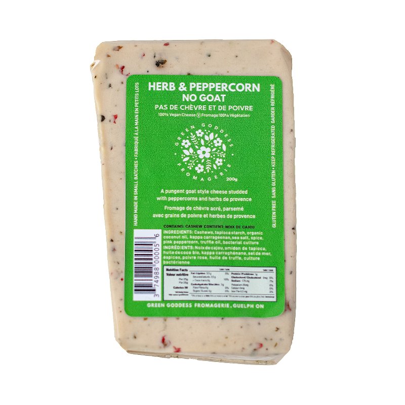 Vegan Cheese, Herb & Peppercorn No-Goat