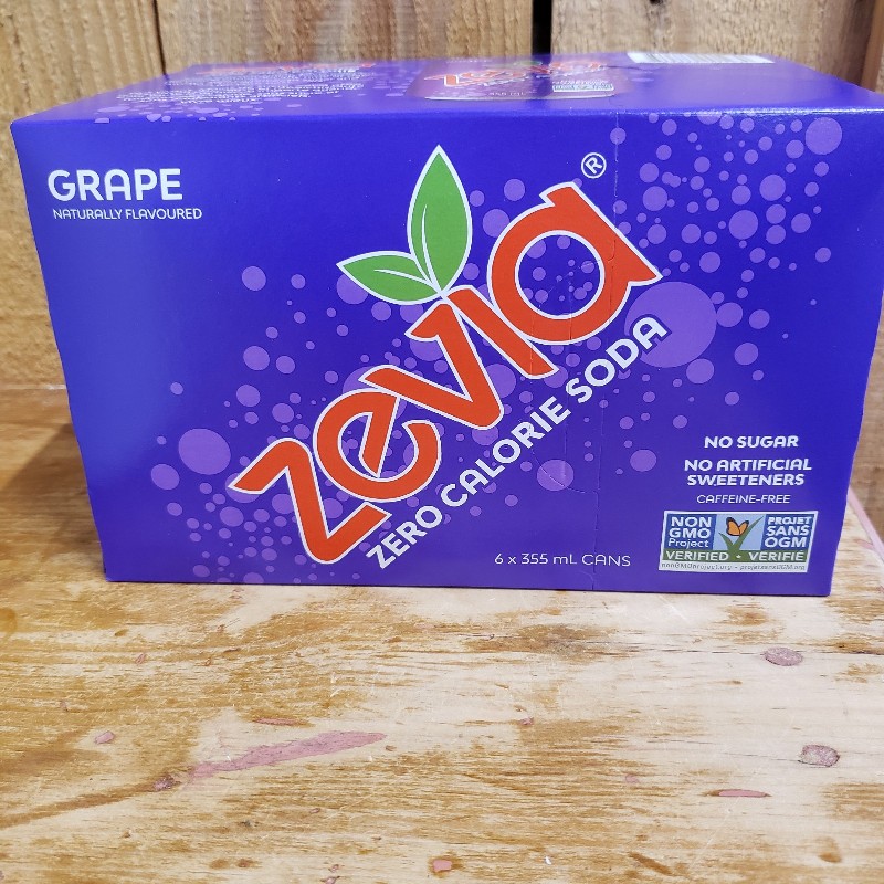 Grape 6 pack - Zero Calorie Soda