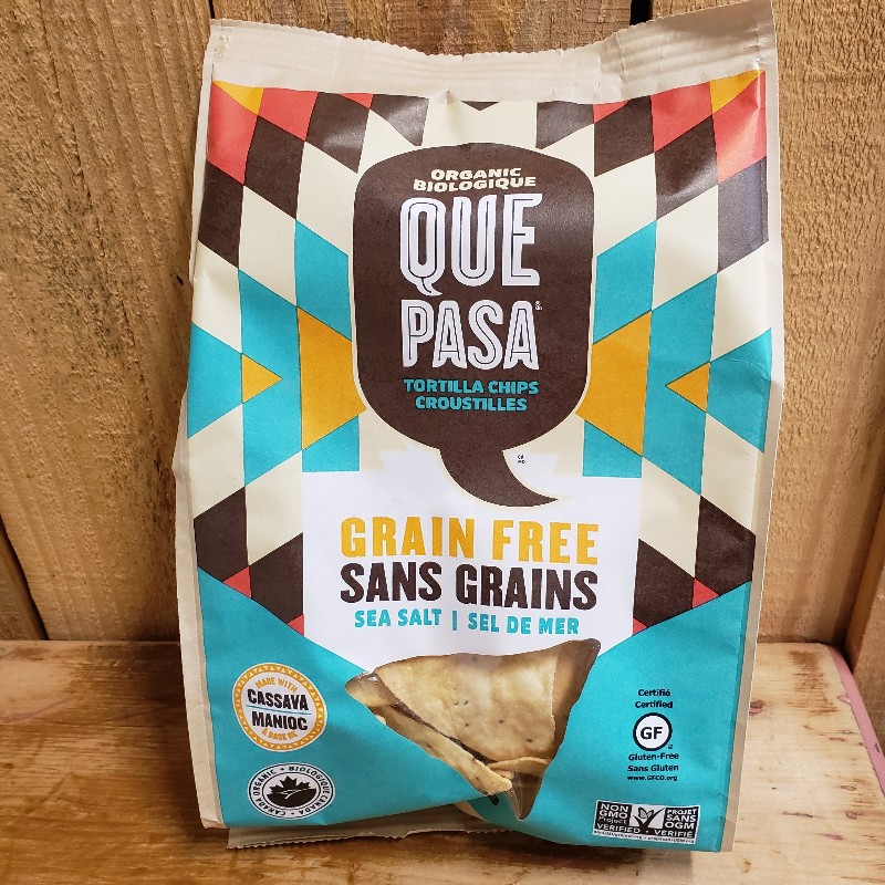Organic Cassava Tortilla Chips, Grain-free
