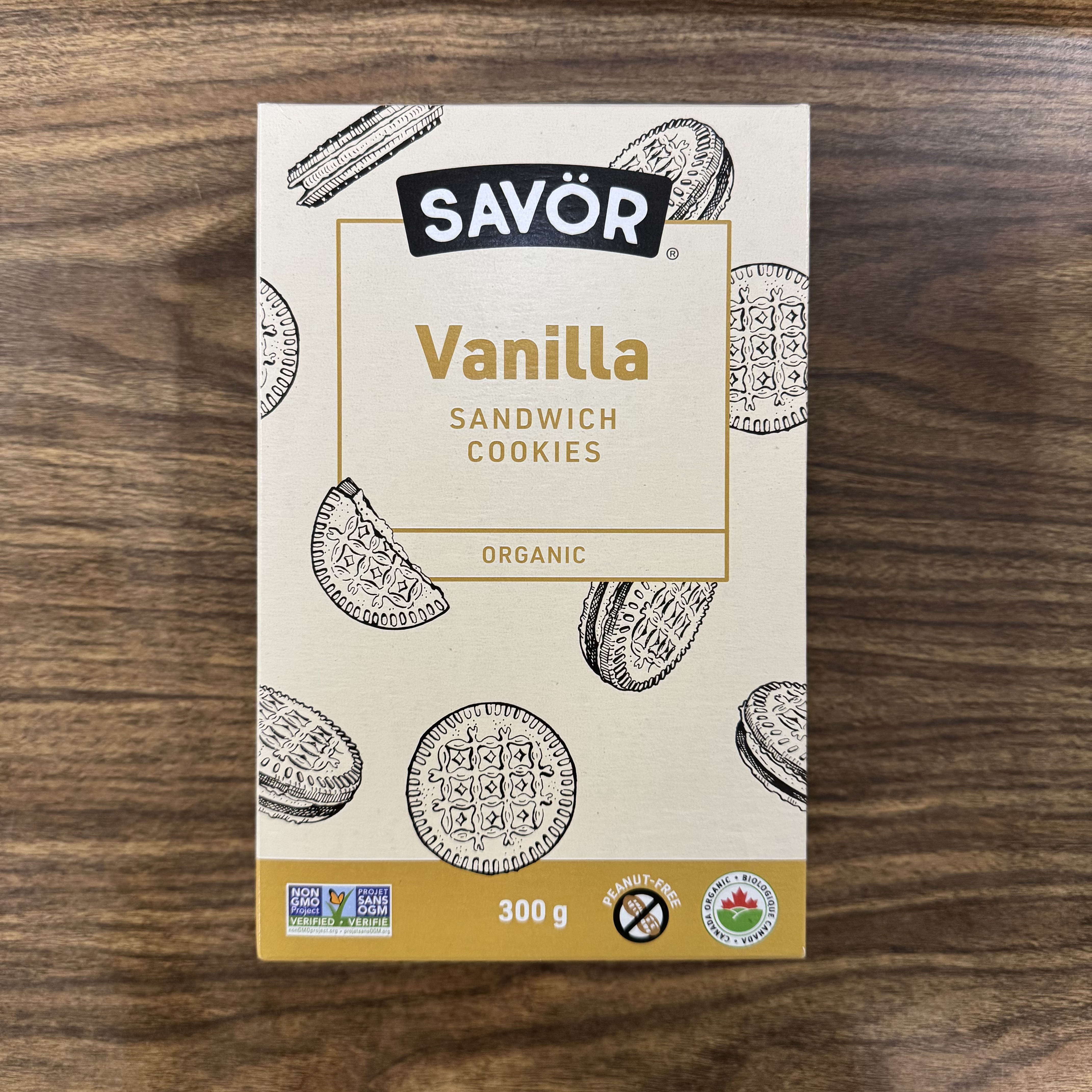 Organic Vanilla Creme Sandwich Cookies