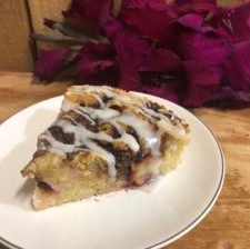 Fall Plum Cake, single slices - Lavender & Honey