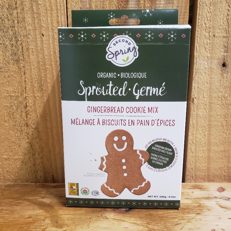 Organic Sprouted Cookie Mix, Gingerbread - SALE