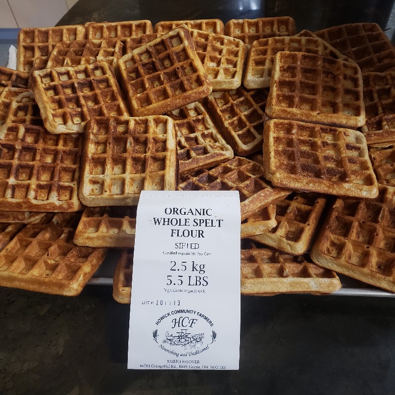 Organic Spelt Waffles, 6 pack (Frozen)