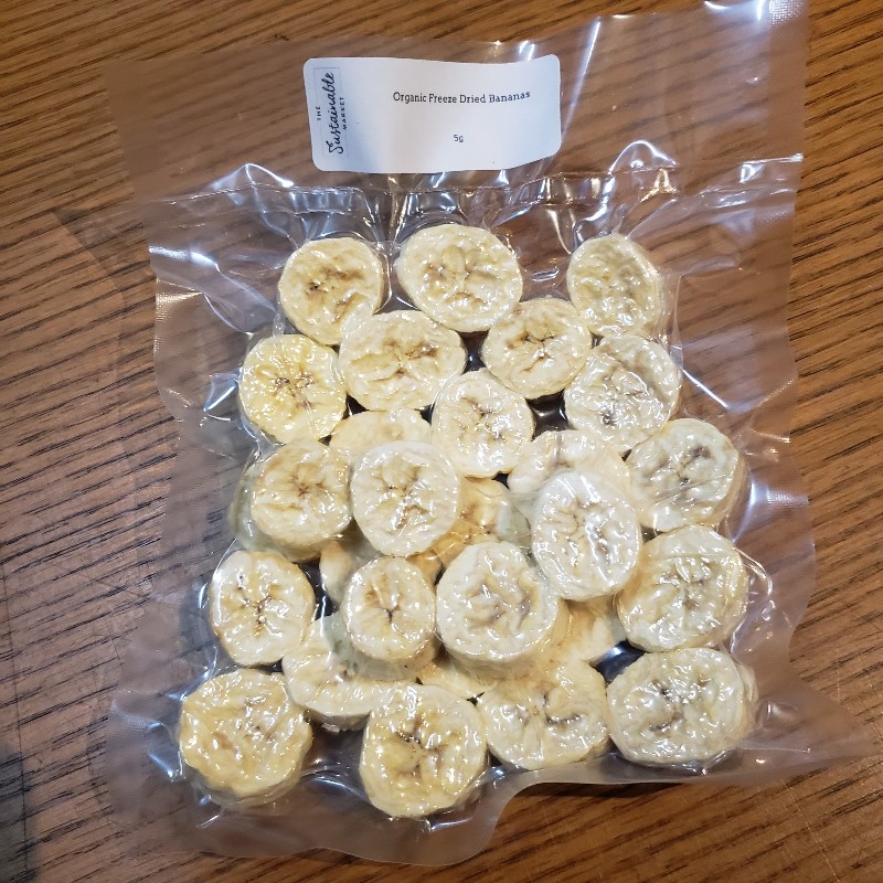 Freeze Dried, Bananas 50g