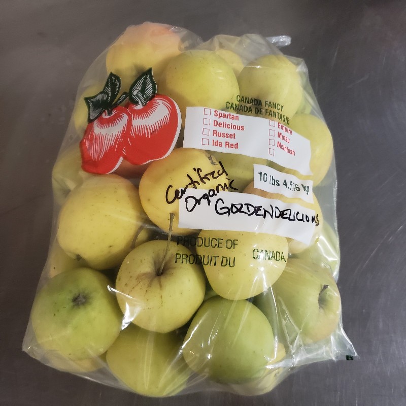 Apples, Golden Delicious - 10lbs  - Apple Creek Farm