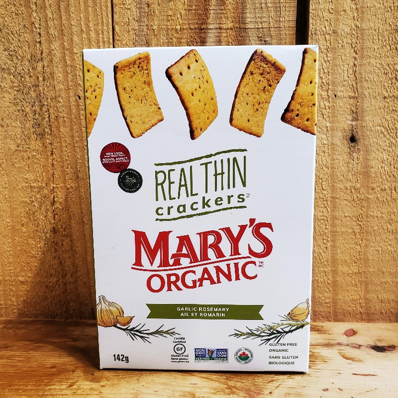 Real Thin Crackers, Garlic Rosemary