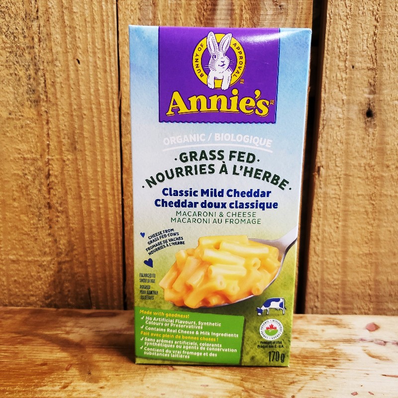 Organic Grass-Fed Classic Mild Cheddar Mac & Cheese