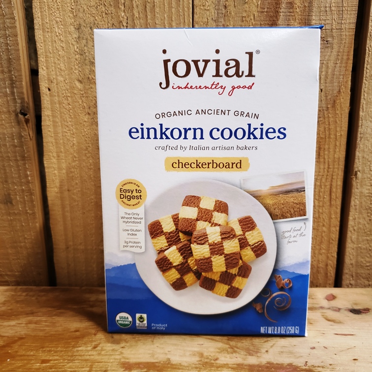 Organic Checkerboard Einkorn Cookies