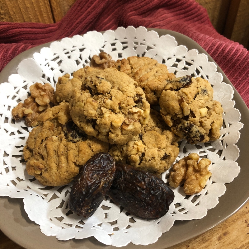 Paleo Date Walnut Cookies, 1/2 doz - Lavender & Honey