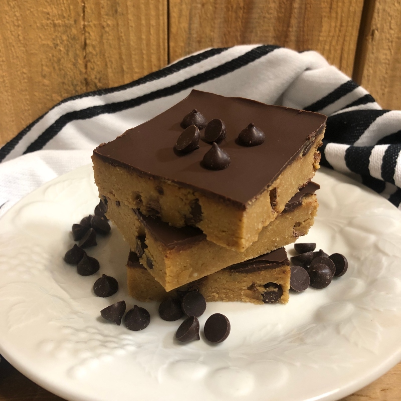 Organic Chocolate Chip Cookie Dough Bars (Paleo), singles - Lavender & Honey