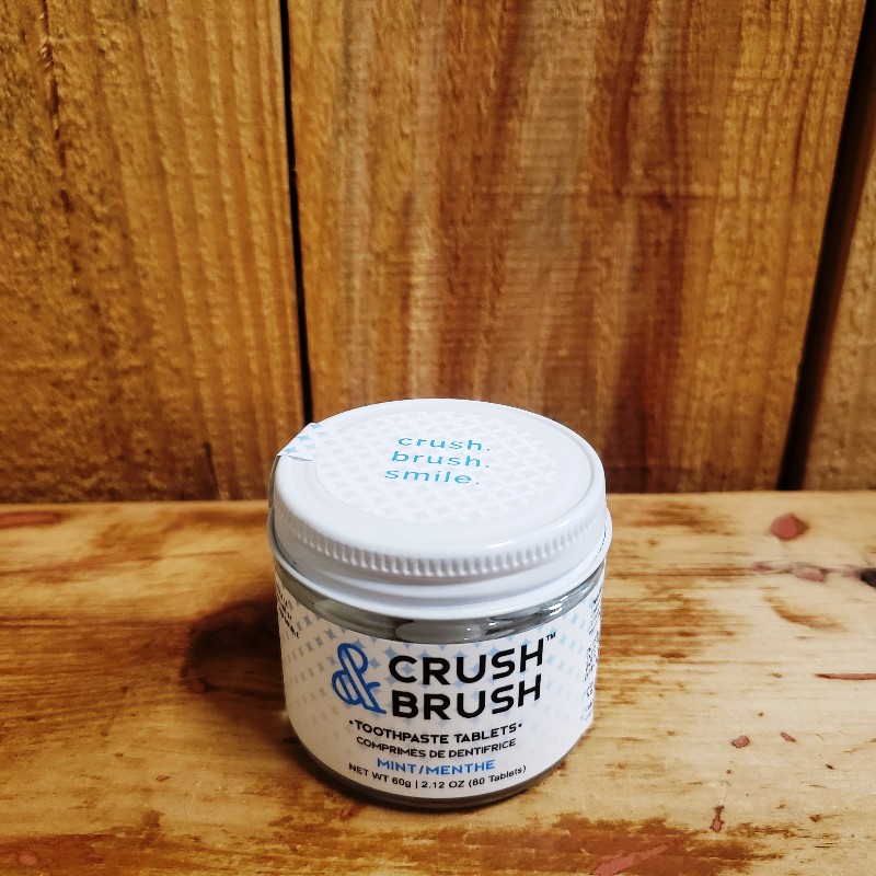 Crush & Brush Toothpaste Tablets, Mint