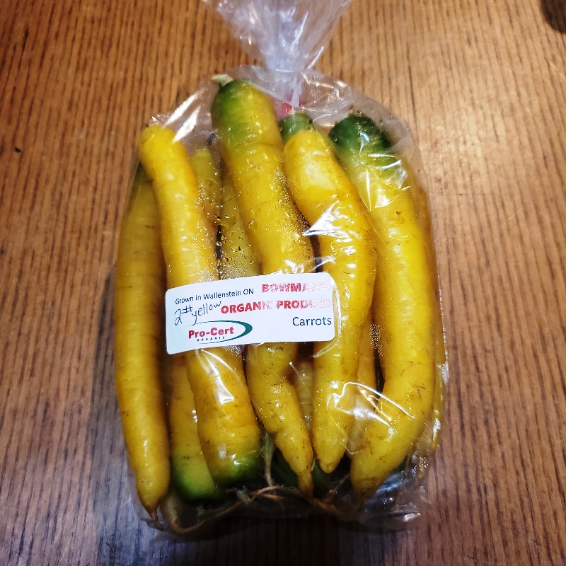 Carrots, Yellow 2lbs - Bowman