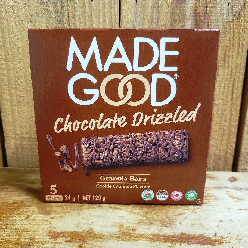 Granola Bars - Chocolate Drizzled, Cookie Crumble