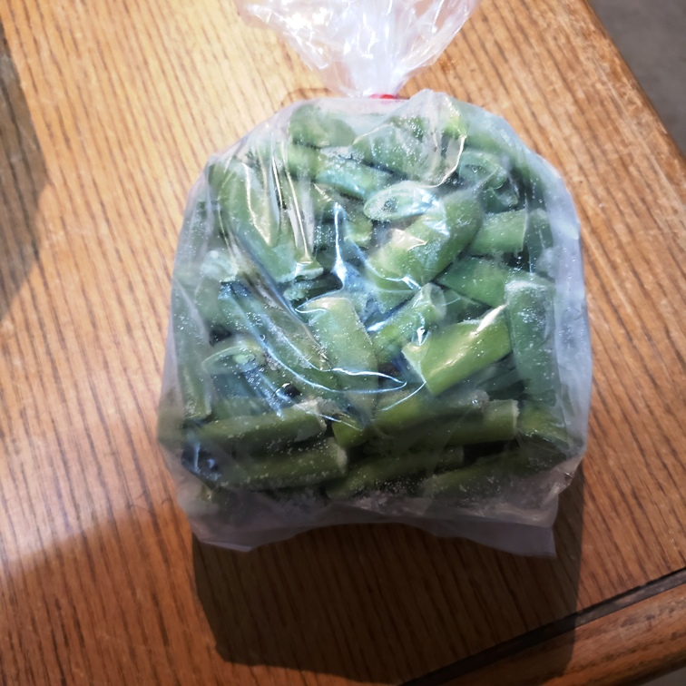 Frozen Vegetables, Organic Flat Green Beans