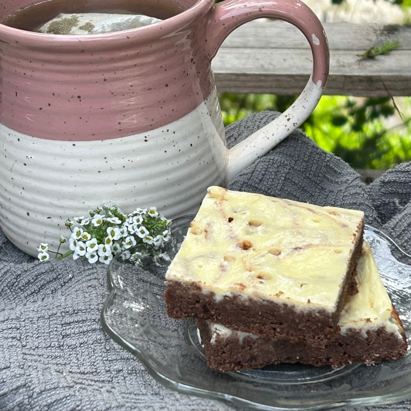 Keto Cheesecake Brownies, 8x8" pan - Lavender & Honey