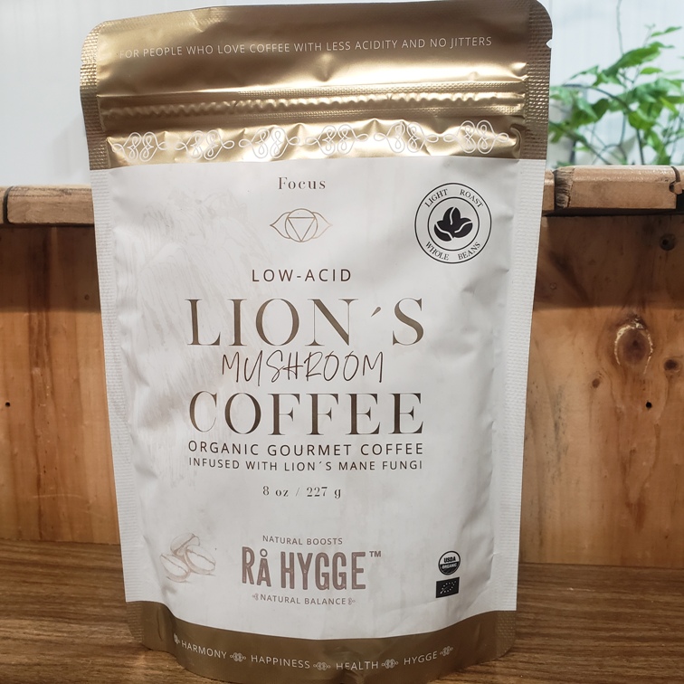 Lion's Mane Coffee, Whole - Ra Hygge