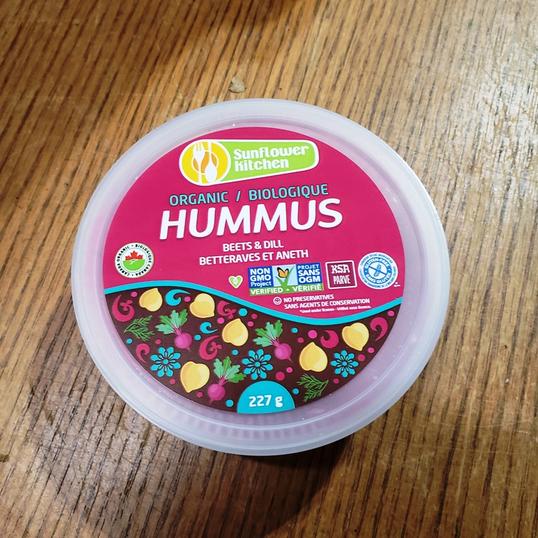 Organic Hummus, Beet & Dill