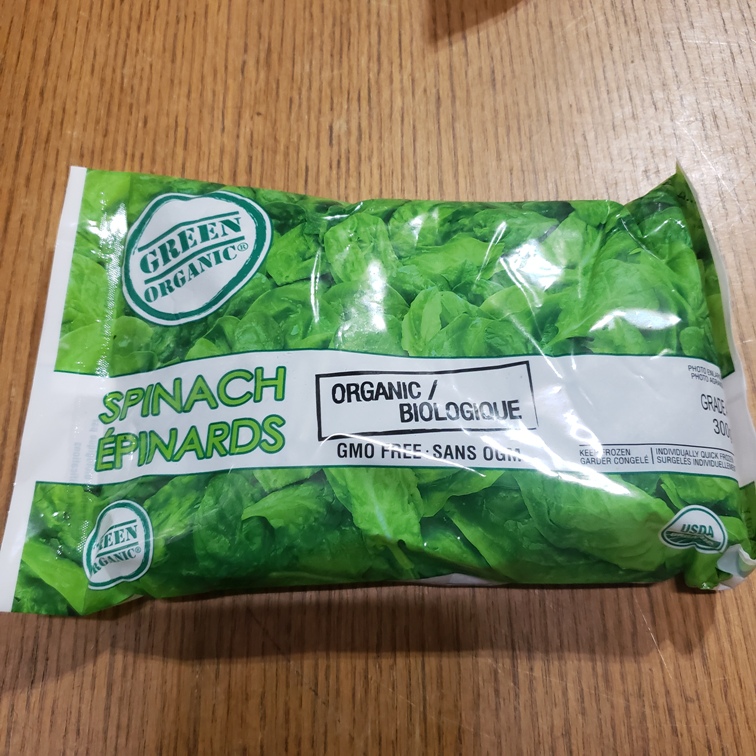 Frozen Veg, Organic Spinach