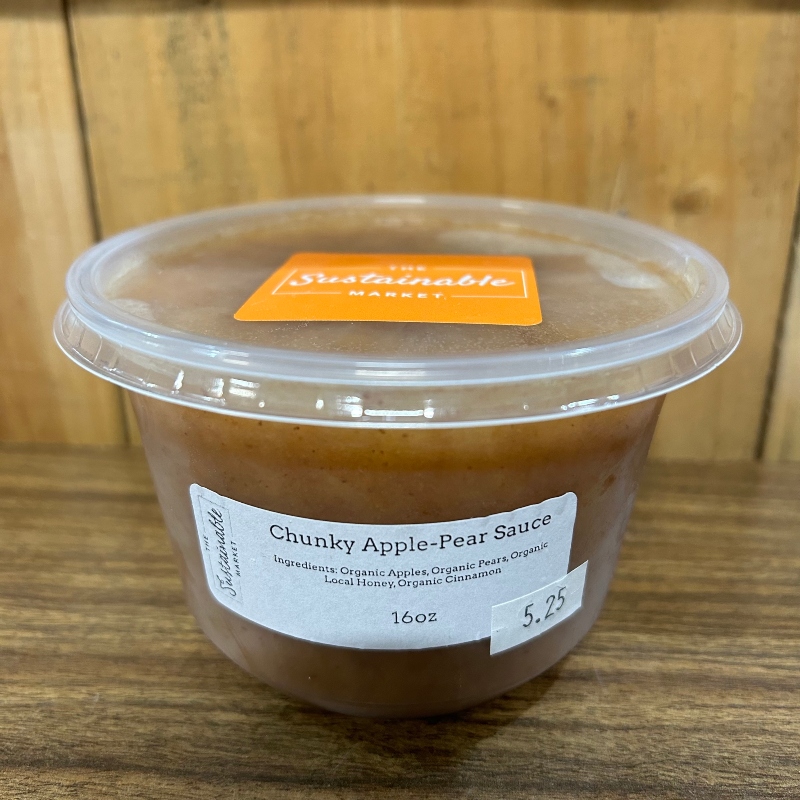 Organic Chunky Apple-Pear Sauce - The Sustainable Kitchen
