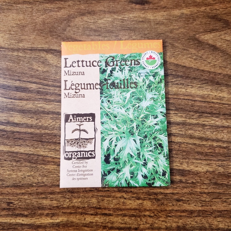Seeds - Lettuce, Mizuna