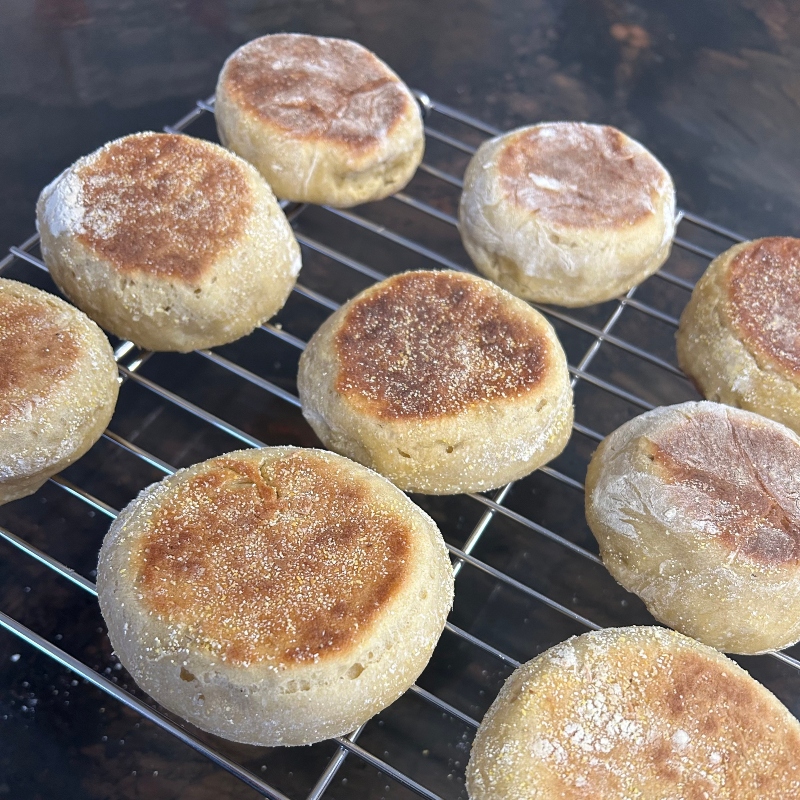 Organic Einkorn Sourdough English Muffins - 6-pk