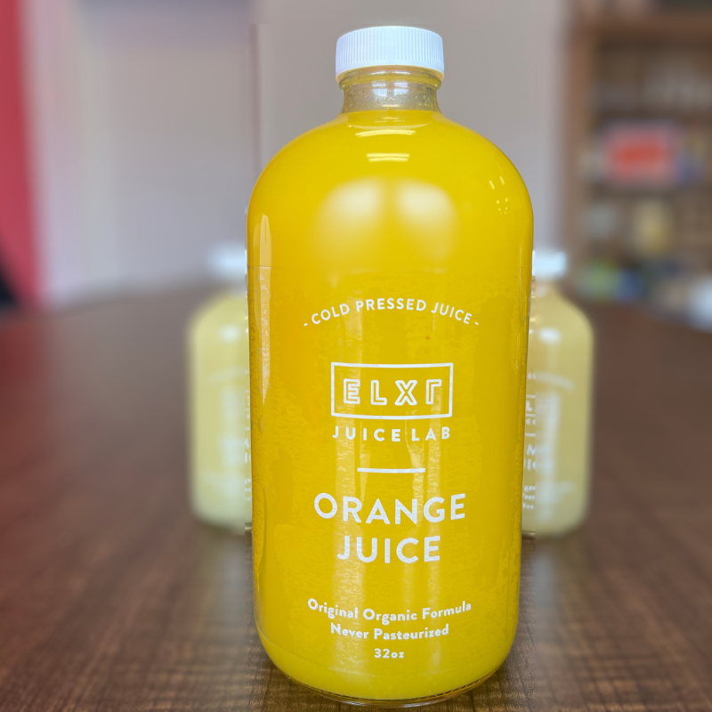 Fresh Organic Orange Juice - ELXR