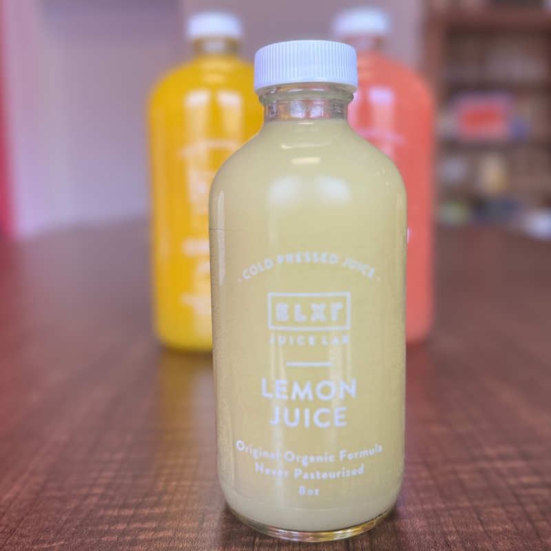 Fresh Organic Lemon Juice - ELXR