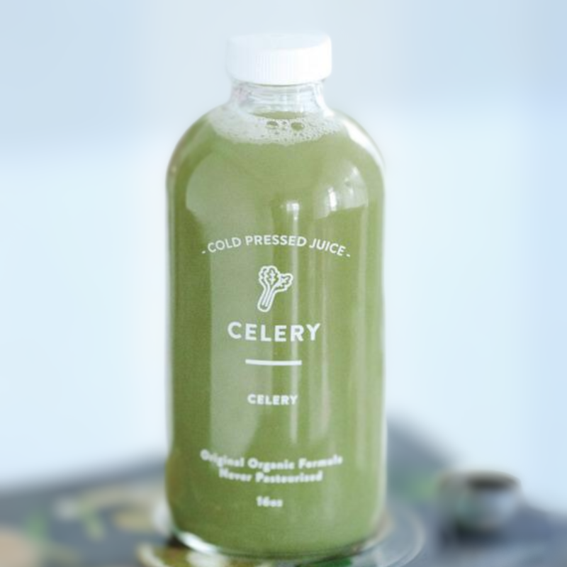 Fresh Organic Celery Juice 16oz - ELXR