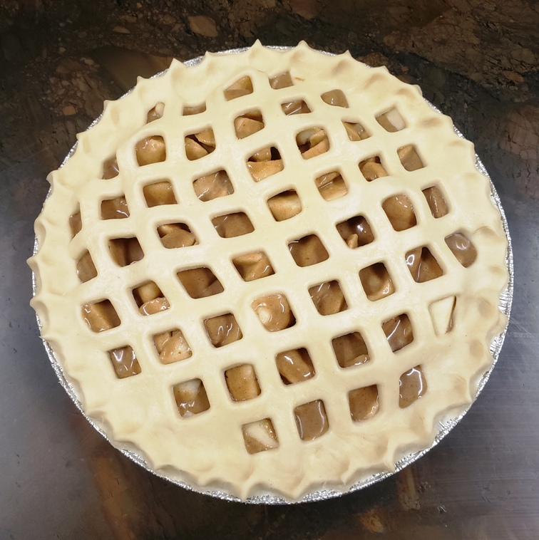 Organic Apple Pie, unbaked (frozen)