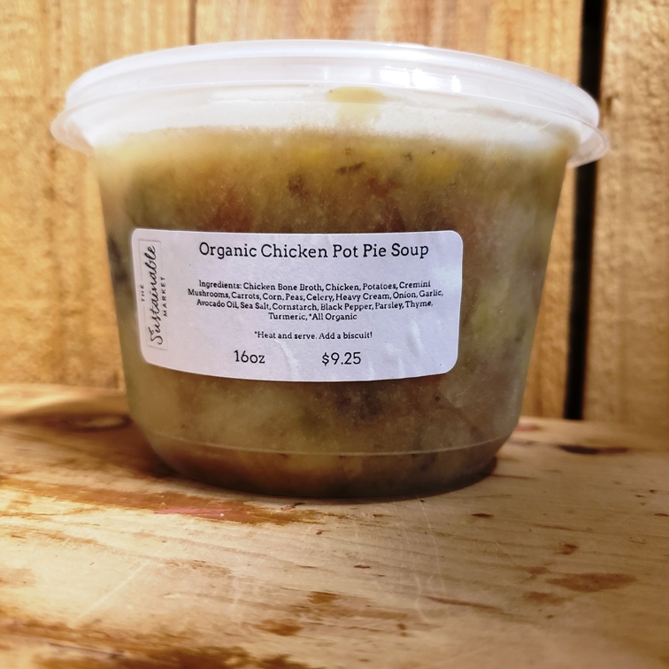 Frozen Soups  - Organic Chicken Pot Pie Soup