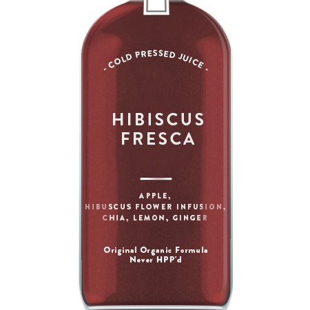 Fresh Organic Juice, Hibiscus Fresca  16oz - ELXR