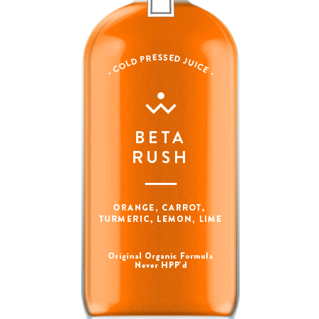 Fresh Organic Juice, Beta Rush 16oz - ELXR