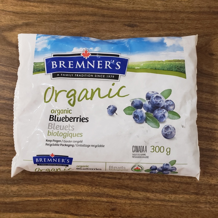 Frozen Fruit, Organic Blueberries