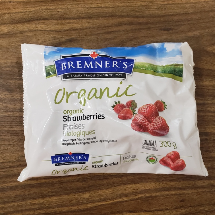 Frozen Fruit, Organic Strawberries