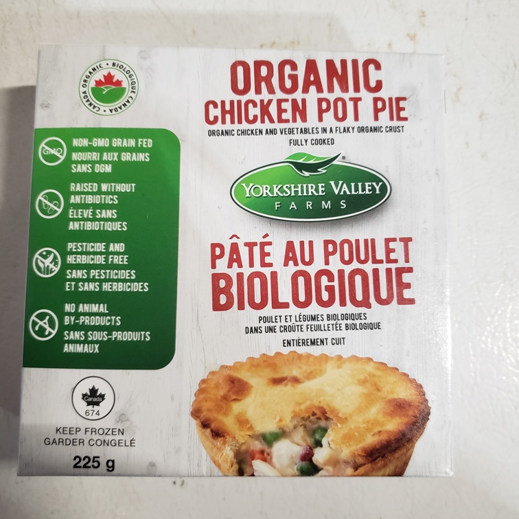 Organic Chicken Pot Pie (Individual Size)