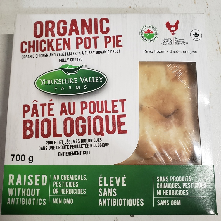 Organic Chicken Pot Pie (Family Size)