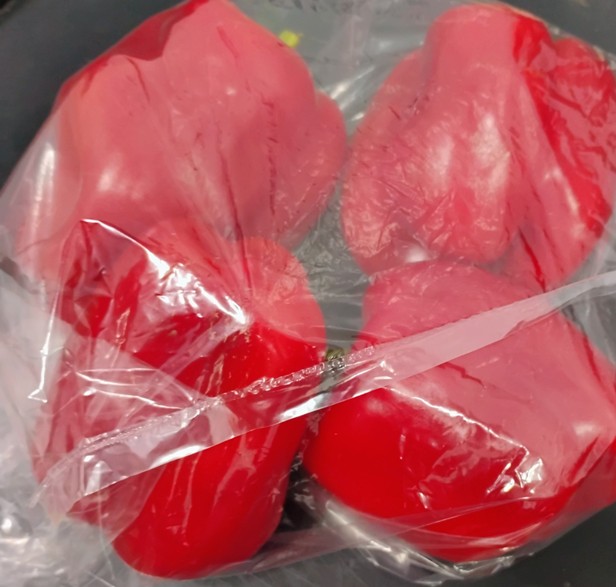 Peppers, Red Bell 1lb  - Bowman