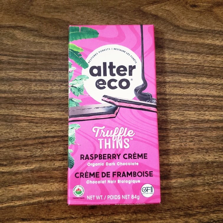 Truffle Thin Bar - Raspberry Creme