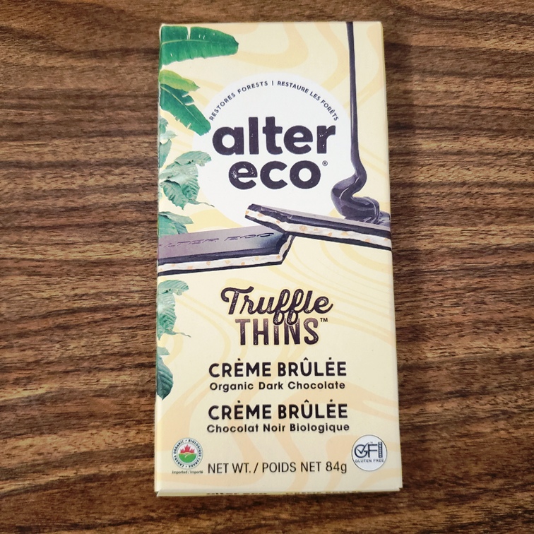 Truffle Thin Bar - Creme Brulee