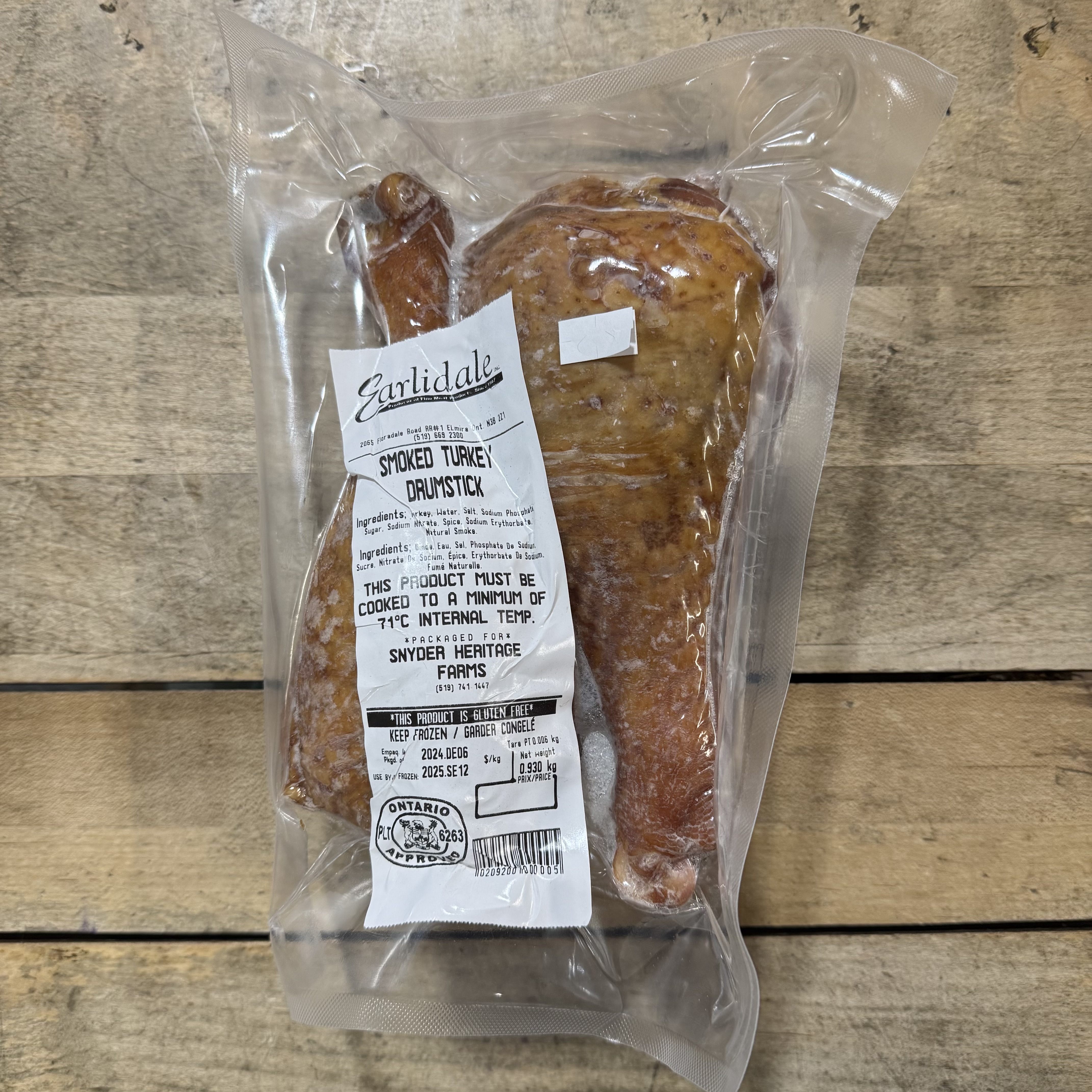 Turkey, Smoked Drumsticks 1.42lbs