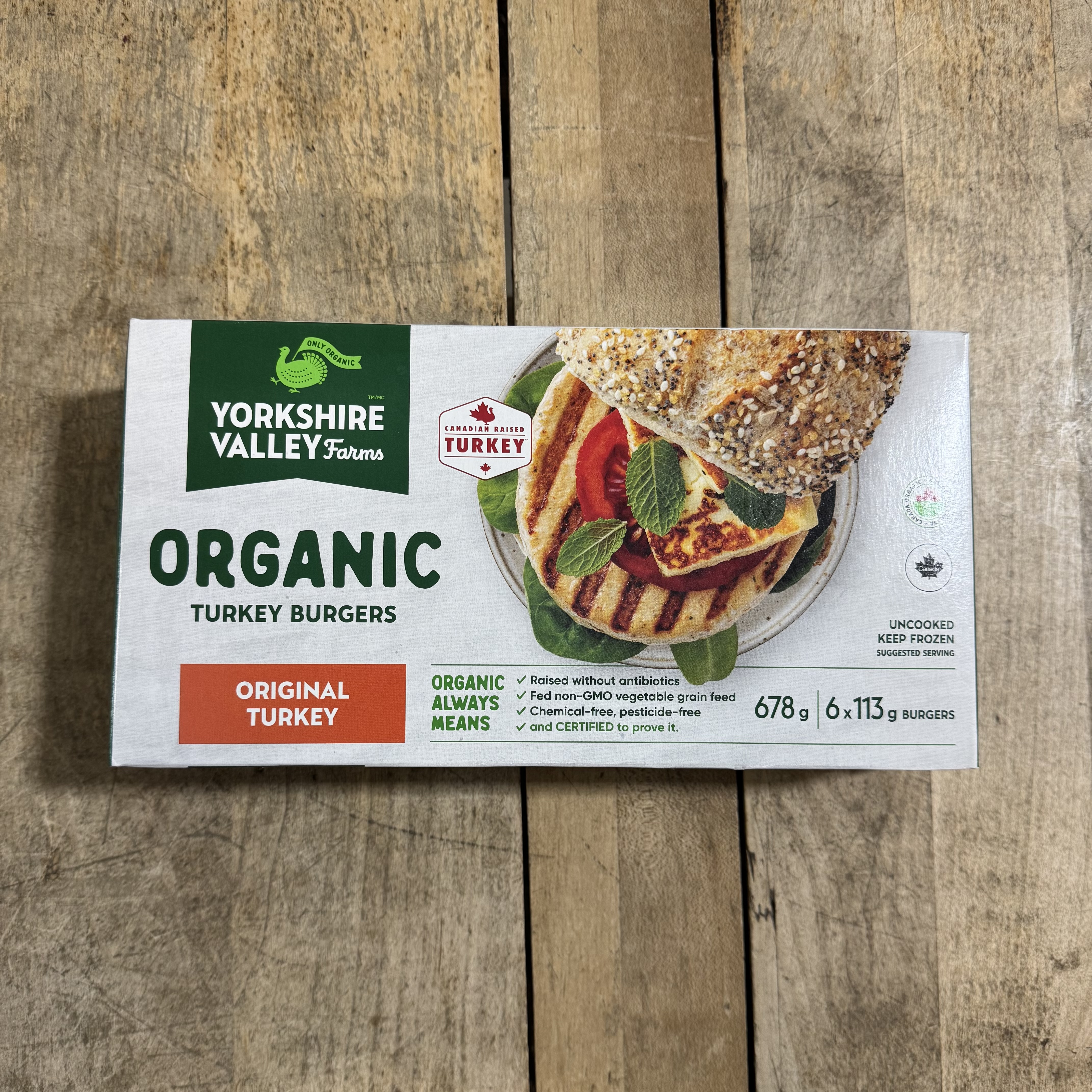 Organic Turkey Burgers